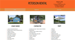 Desktop Screenshot of petersonrental.net